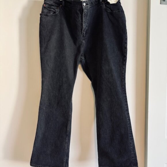 Abercrombie & Fitch 70's High Rise Vintage Flare Jean - Size 22 NWT - Picture 1 of 5